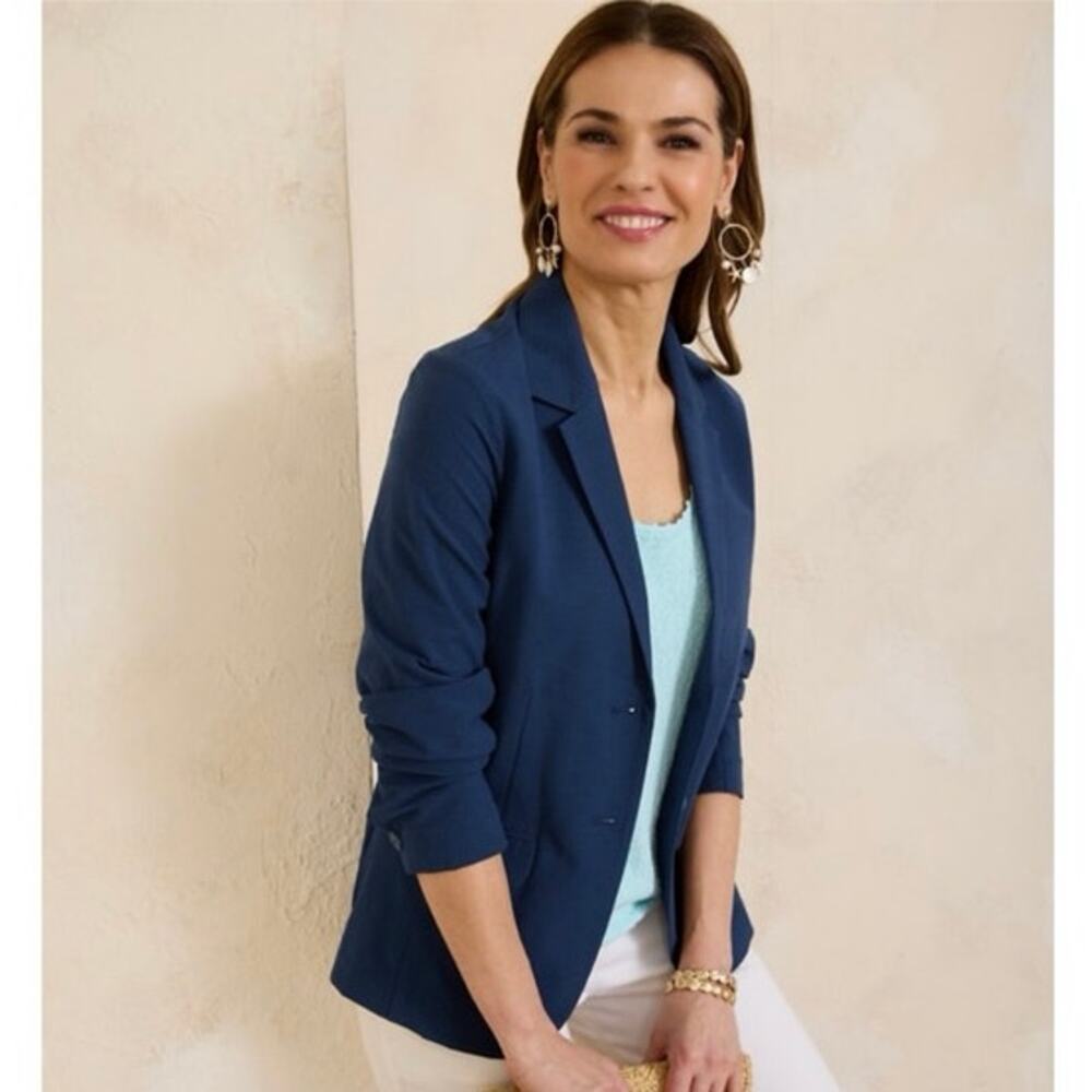 NEW Tommy Bahama Nova Wave Blazer in‎ Navy Size XS